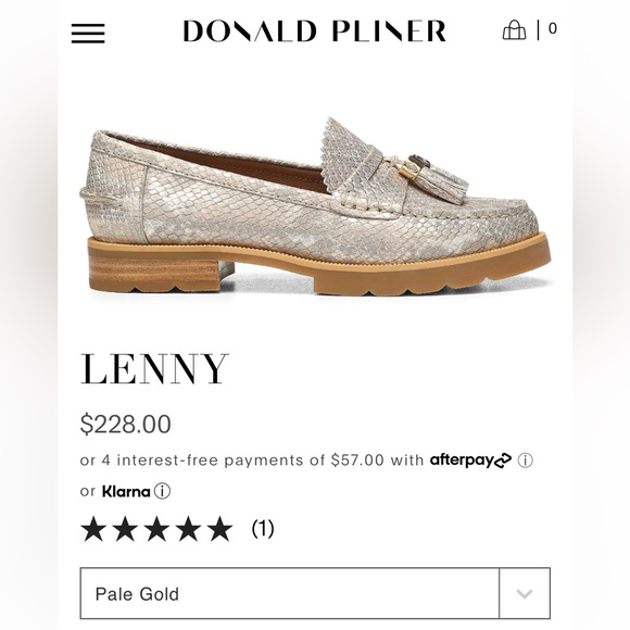 Donald J. Pliner “Ana” Python Snakeskin Leather Flats Size US 6.5 Made in Italy - Picture 12 of 12